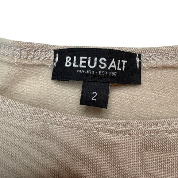 BLEUSALT Women's Poncho Ultra Soft Color Stone Size 2 - Picture 6 of 10